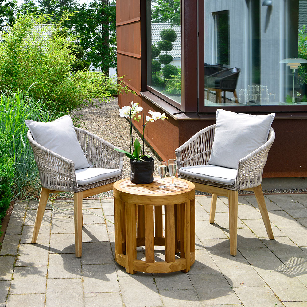 Lounge soffbord 50 cm teak Hillerstorp Hulténs