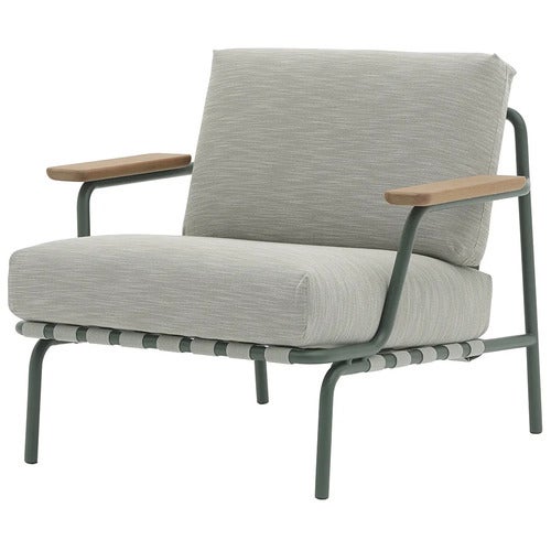 Settle Fåtölj Ribbed Weave 2/Dark Green 