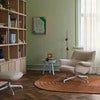 Doze Lounge Chair Low Back Swivel Base - Hearth 7 Grey