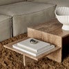 Distinct Coffee Table - Dark Brown Travertine