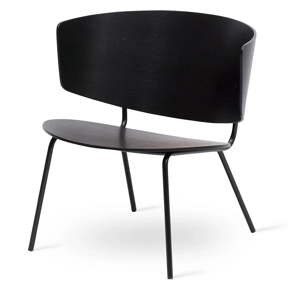 Herman Lounge Stol  - Black