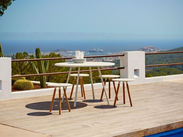 Area Sidobord/Pall Lava Grå 