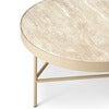 Travertine Soffbord - Cashmere