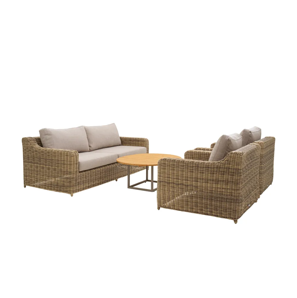 Glendon 3-sits soffa  Rustic / Beige