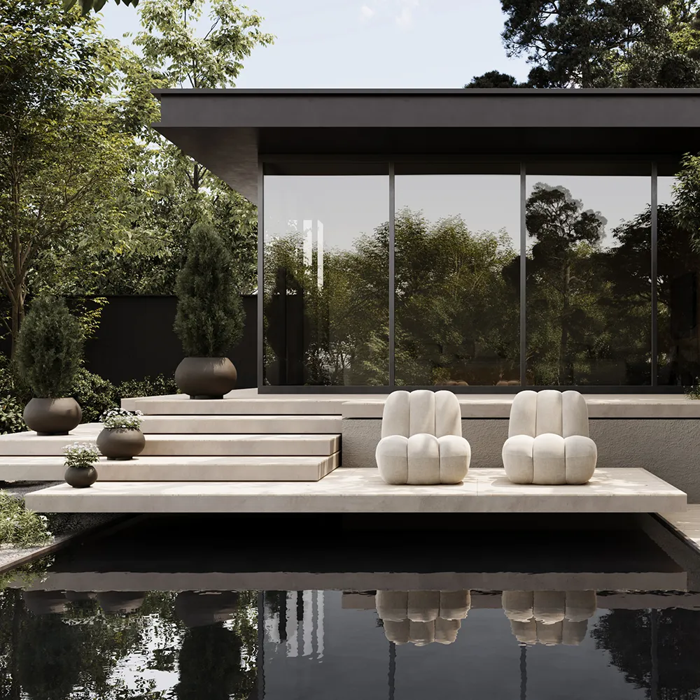 Toe fåtölj - Warm Ash