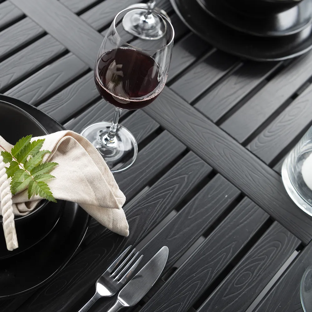 Nydala Matbord 96x150/200 cm Svart