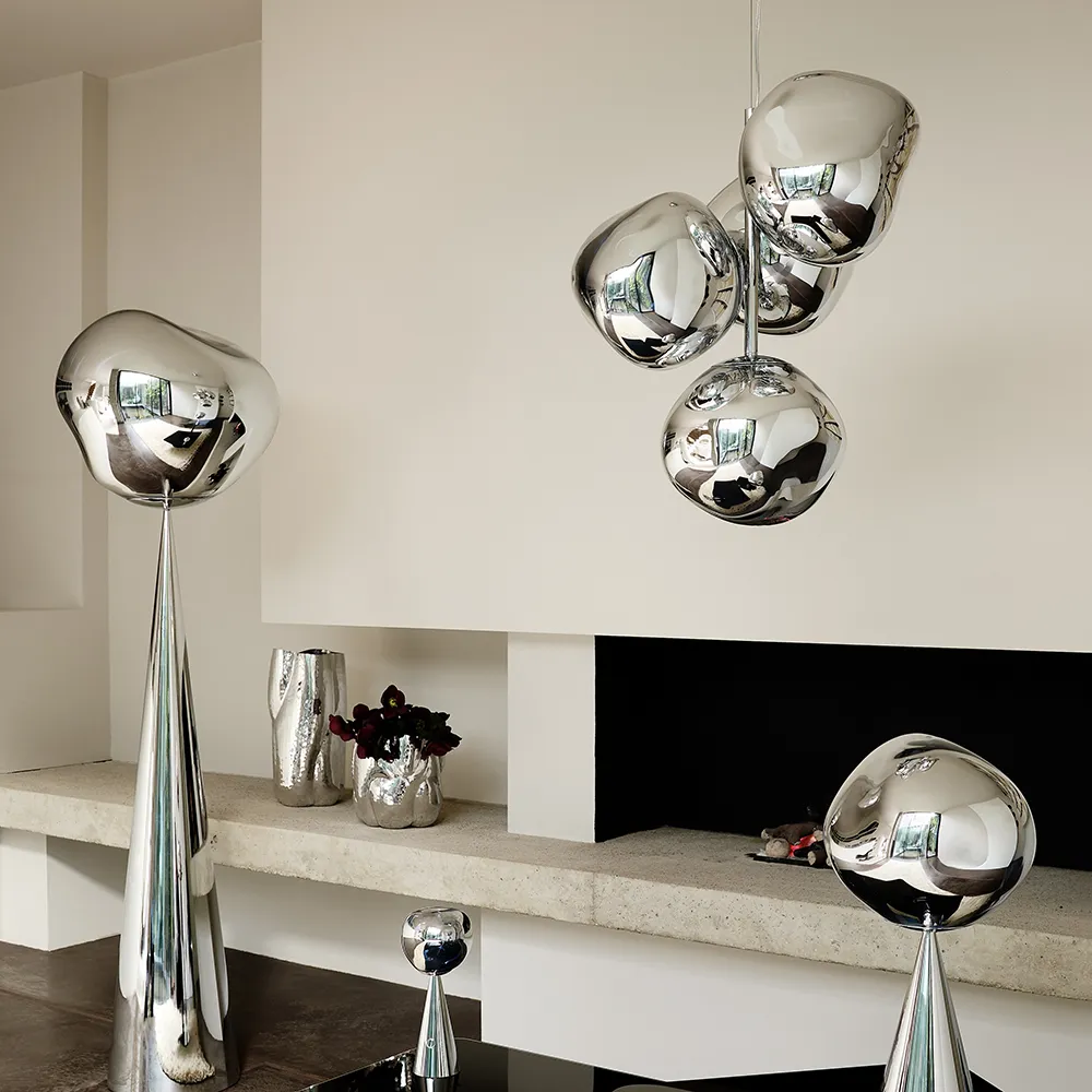 Melt Chandelier Mini Silver Takkrona LED