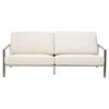 Naos 2,5-sits soffa  Stainless steel / Dot beige