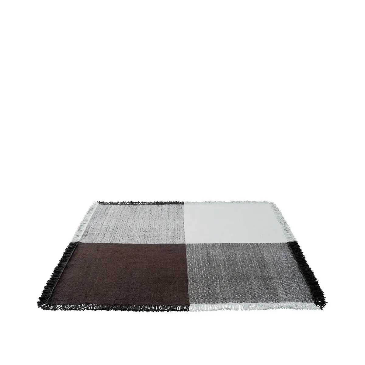 Verso Matta - 258 x 258 cm - Cool Grey / Dark Brown