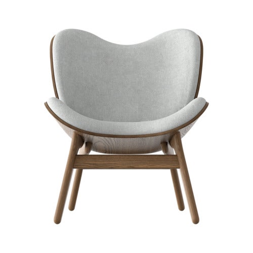 A Conversation Piece Loungestol Dark Oak/Sterling