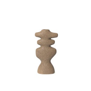 Yara Candle Holder - Large - Dark Sand