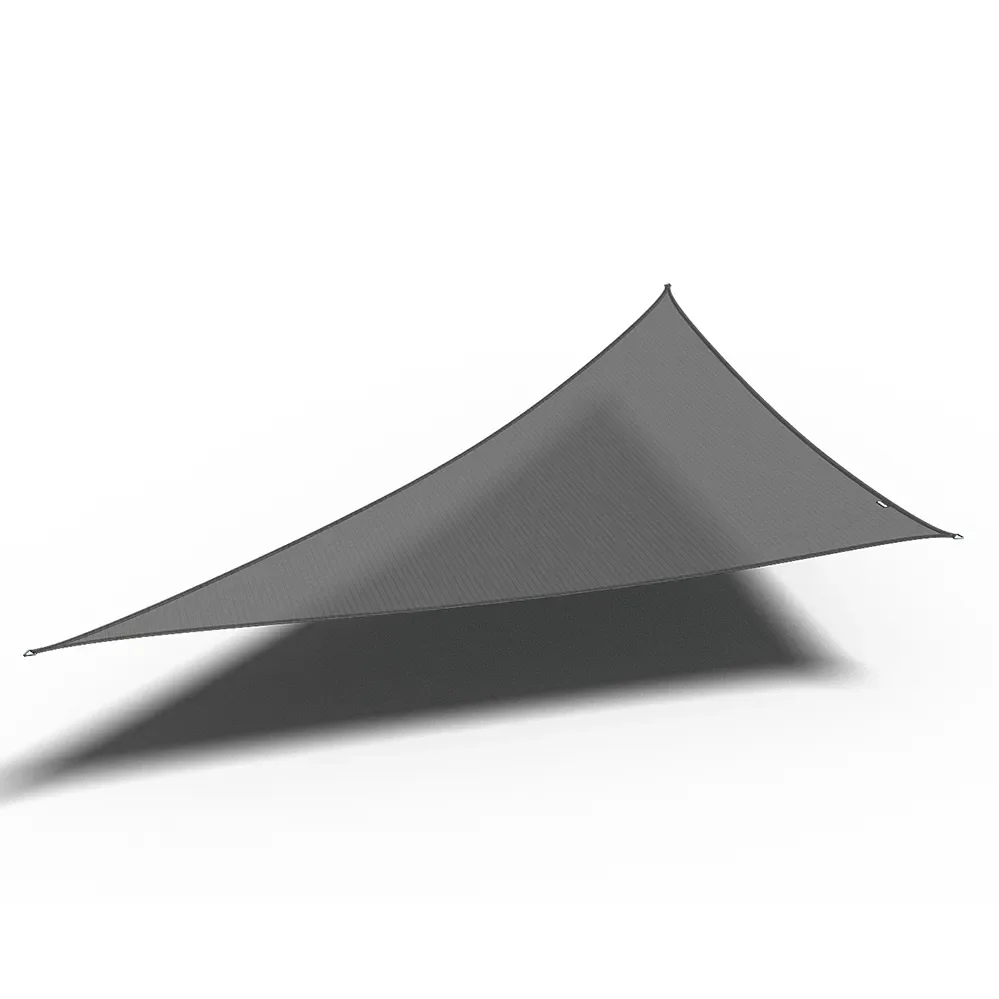 Coolfit solsegel triangulärt 90° 400x570cm grå