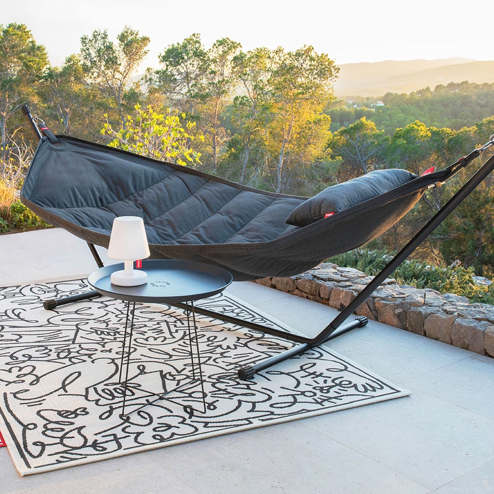 Headdemock superb rock grey incl. kudde & ställning black 