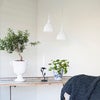 Bazar takpendel Ø17cm Vit