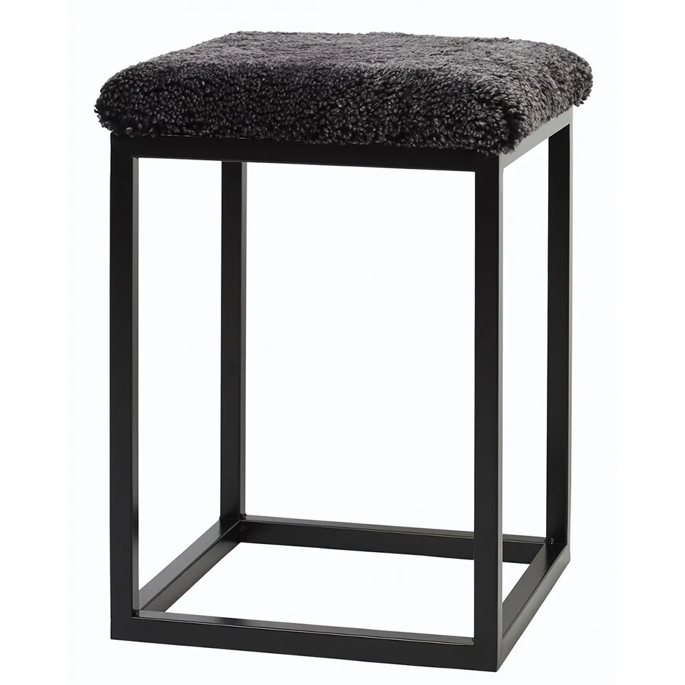 Palle Pall med fårskinn Darkgrey/Black