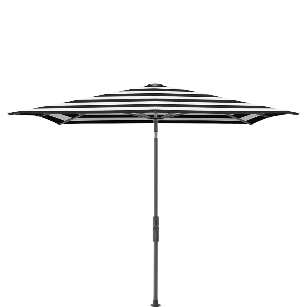 Glatz Twist parasoll 240×240 cm anthracite Kat.5 810 Black Stripe