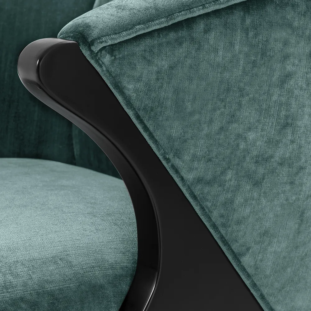 Fåtölj Pavone Aegean green