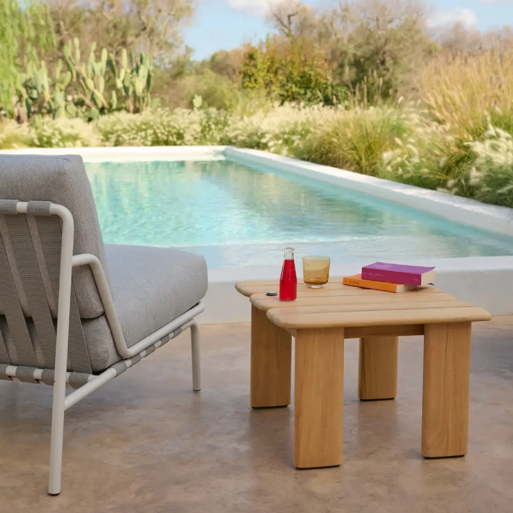 Soffbord Teak 55x55 Assemble