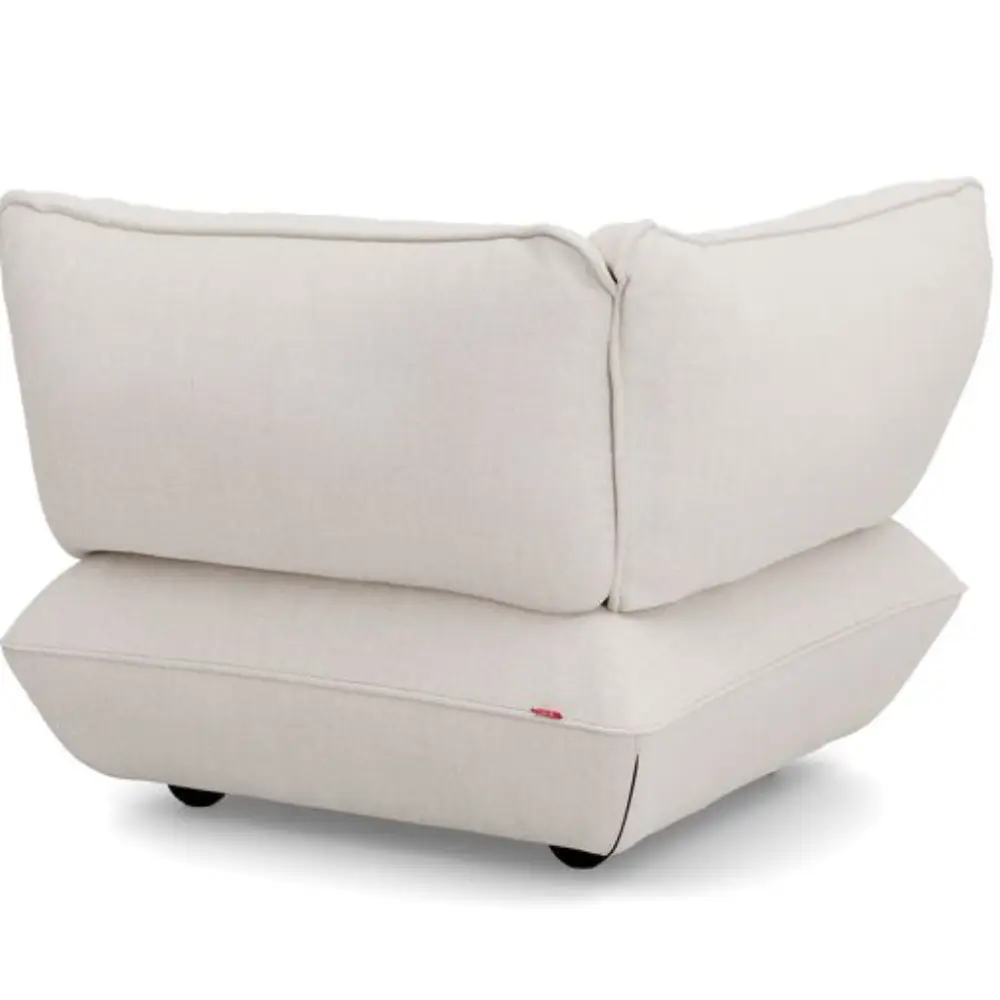 sumo soffa hörndel boucle recycled creme