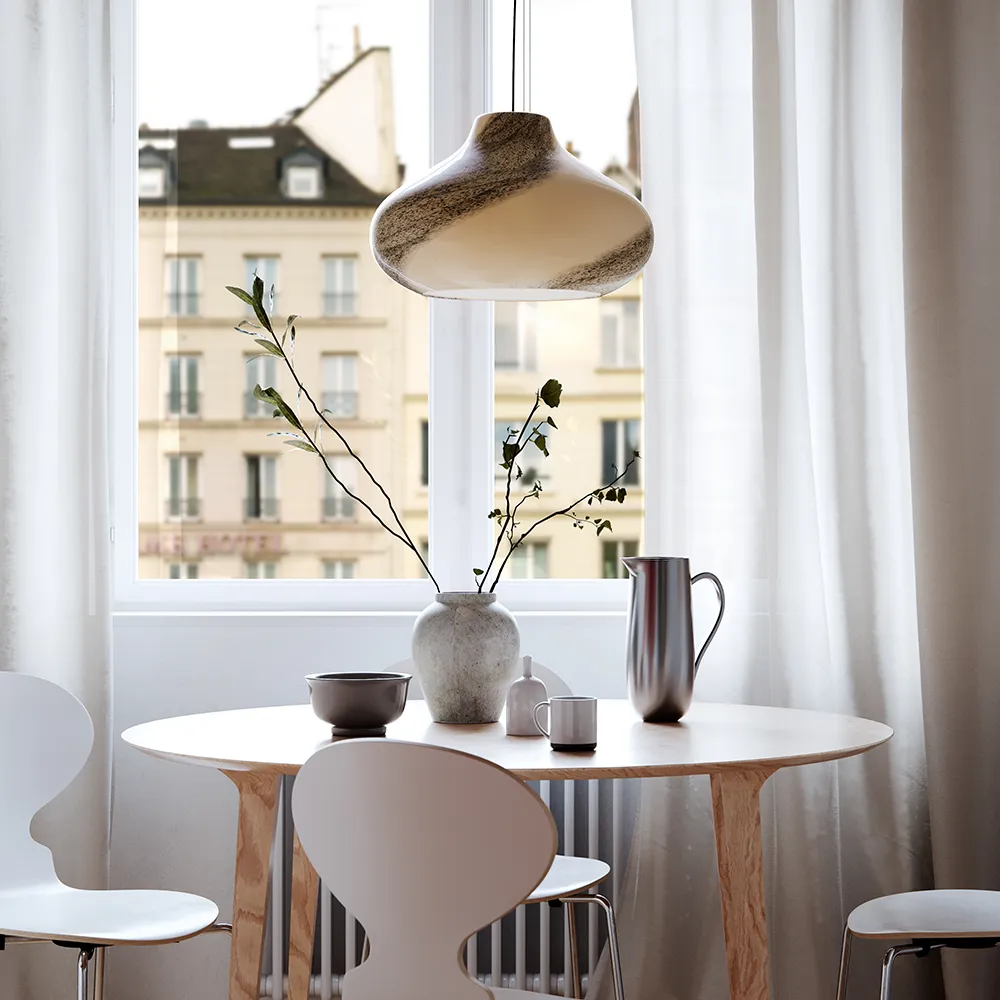 Mira taklampa Ø45cm Natur