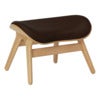 A Conversation Piece Ottoman Fotpall Oak/Umage Leather Brown