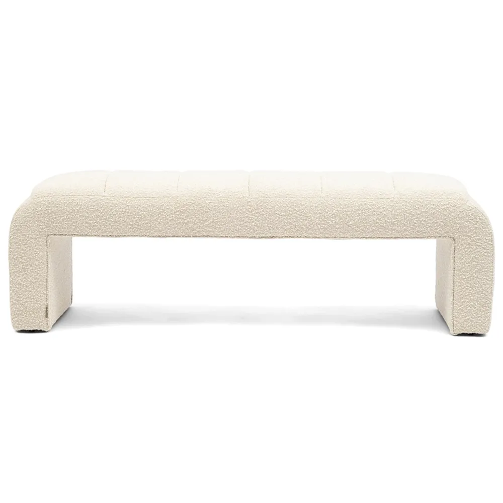 Brera Bänk bouclé white