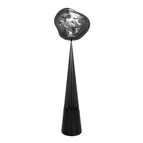 Melt Cone Fat Golvlampa Silver LED