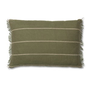 Calm Kuddfodral 60x40 - Olive/Off-white