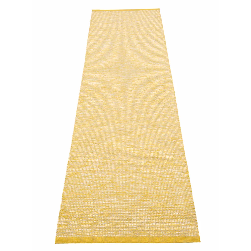 Pappelina Sam matta 70 x 300 cm Mustard/Cream