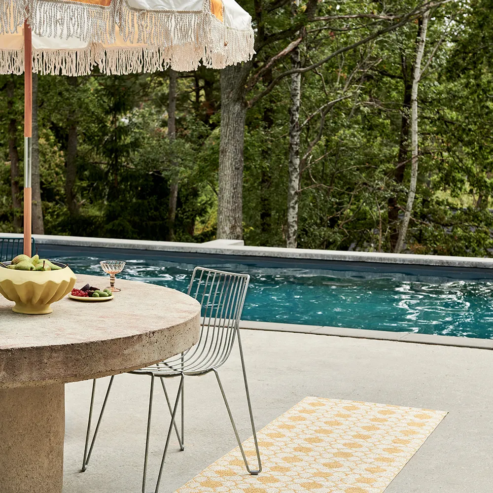 Anya matta Pale Yellow/Vanilla 70 x 200 cm