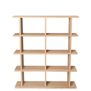 Kona Bokhylla  2x4 - Natural ek
