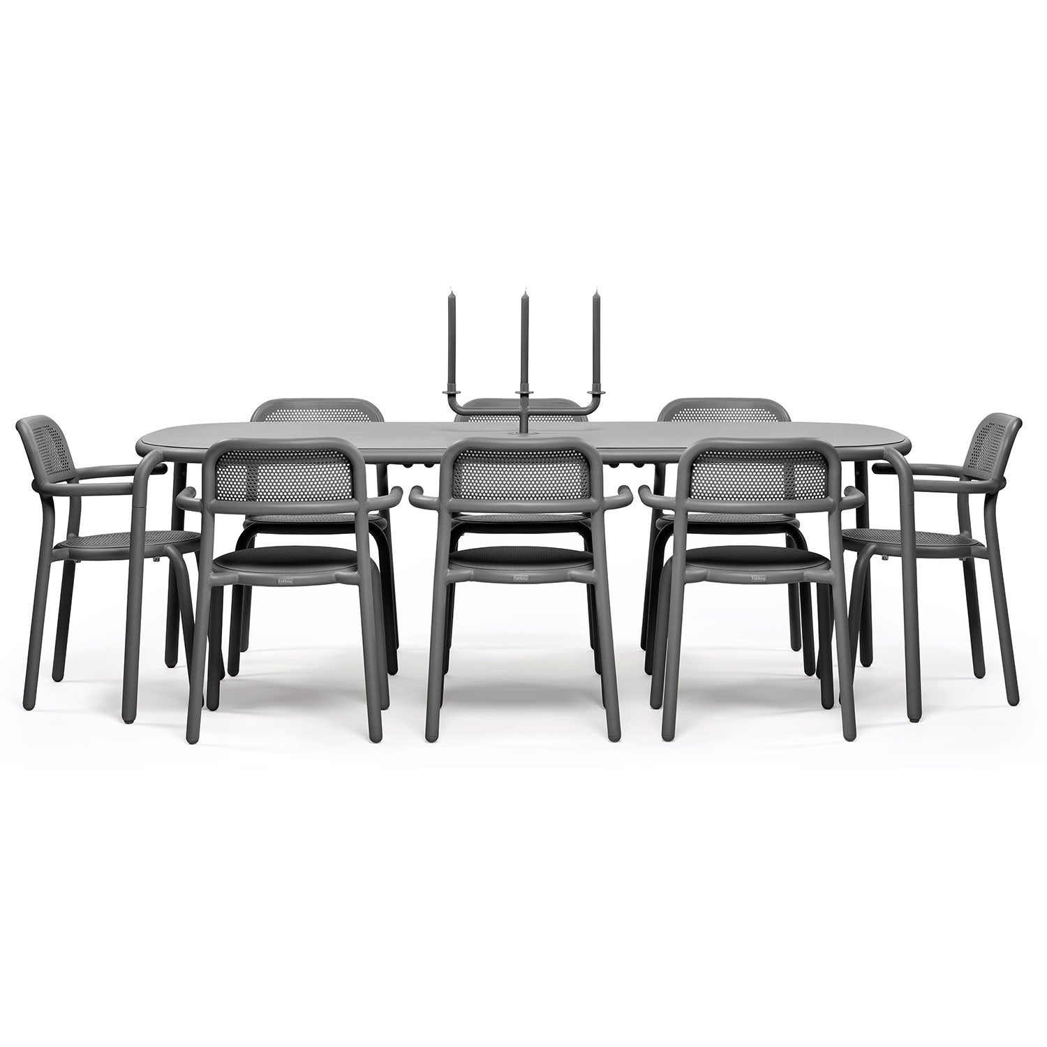 Toní matbord anthracite 