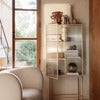 Haze Vitrine - Reeded glass Cashmere