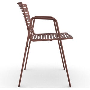 Zebra karmstol Terracotta