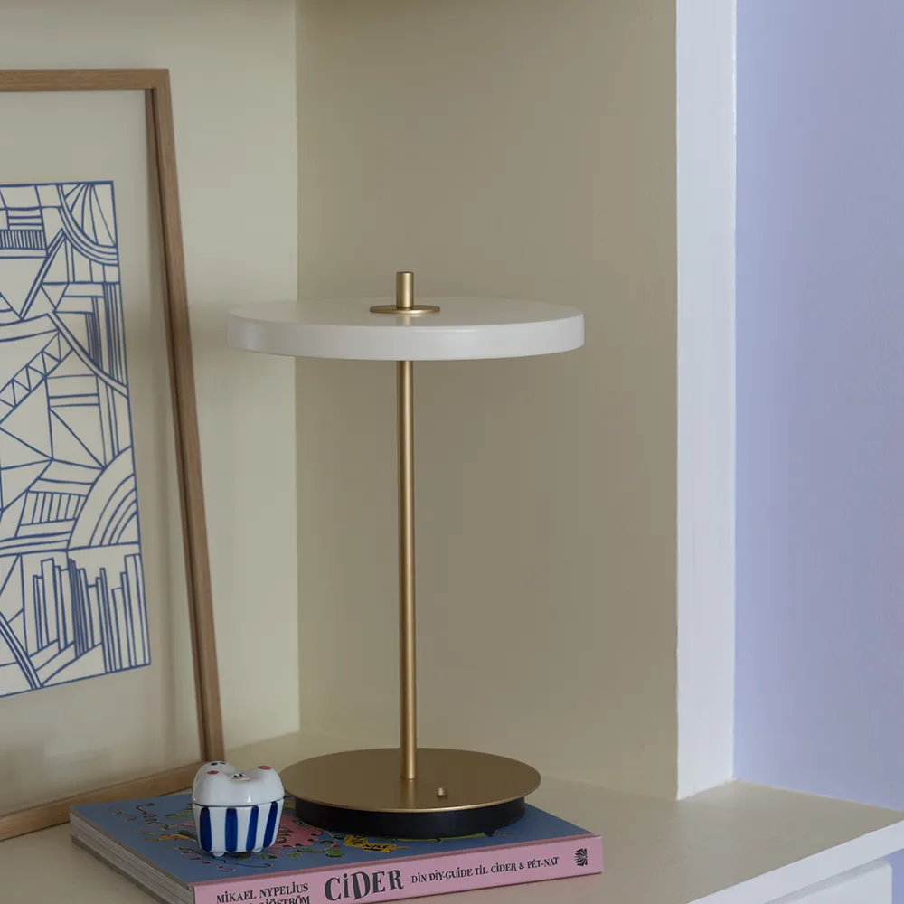 Asteria Move Portabel lampa Pearl White