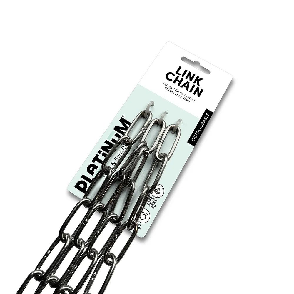 Inox 4mm kedjelänk  - 200 cm