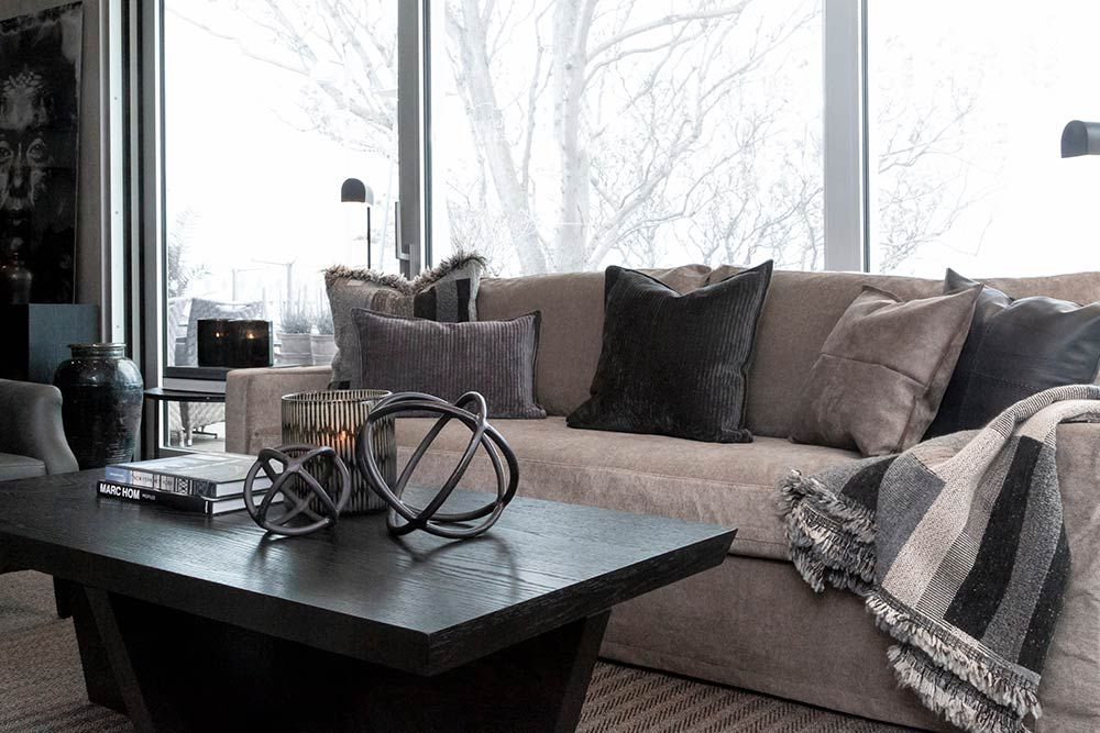 Trent Soffbord 75X140 Cm Svart