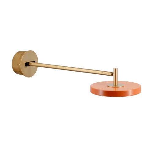 Asteria Wall Long Vägglampa Ø15 cm Nuance Orange
