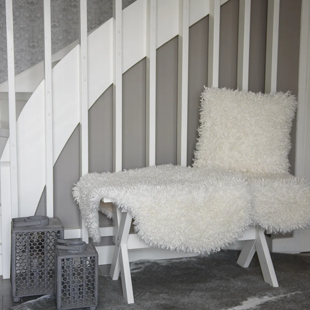 Wooly fäll 60x90 cm Ivory