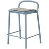 Linear Steel dyna till barstol Light Grey