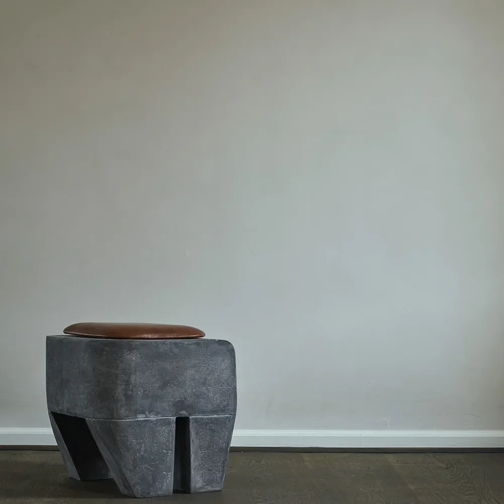 Sculpt Dyna till pall - Läder