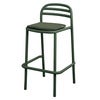 Bliss barstol, stapelbar Dark green, aluminium