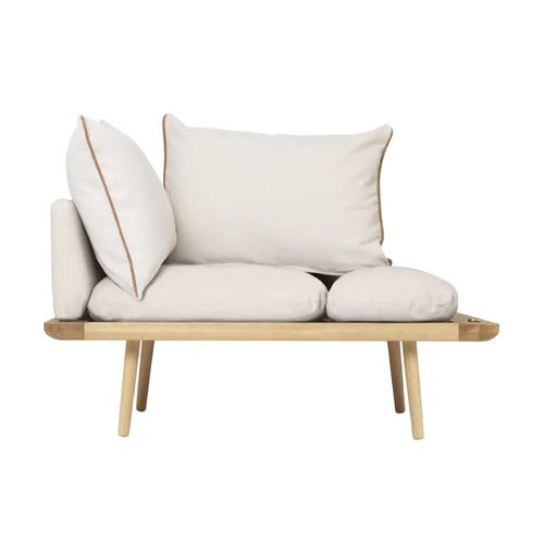 Lounge Around 1.5-sits soffa Oak/White Sands