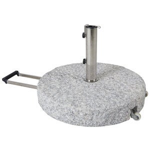 Grosseto parasollfot 70 kg ljus granit