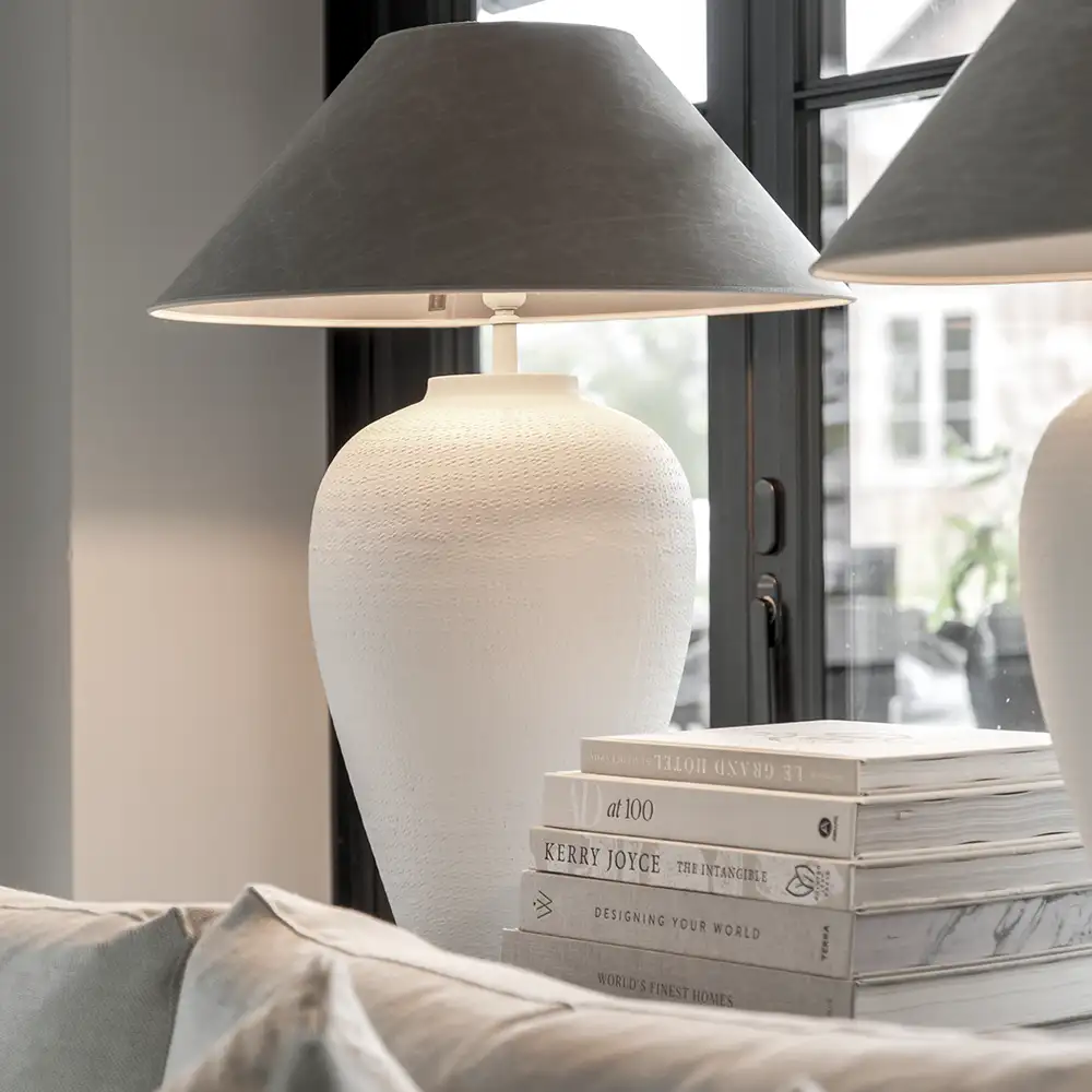 Bordslampa Florence vit