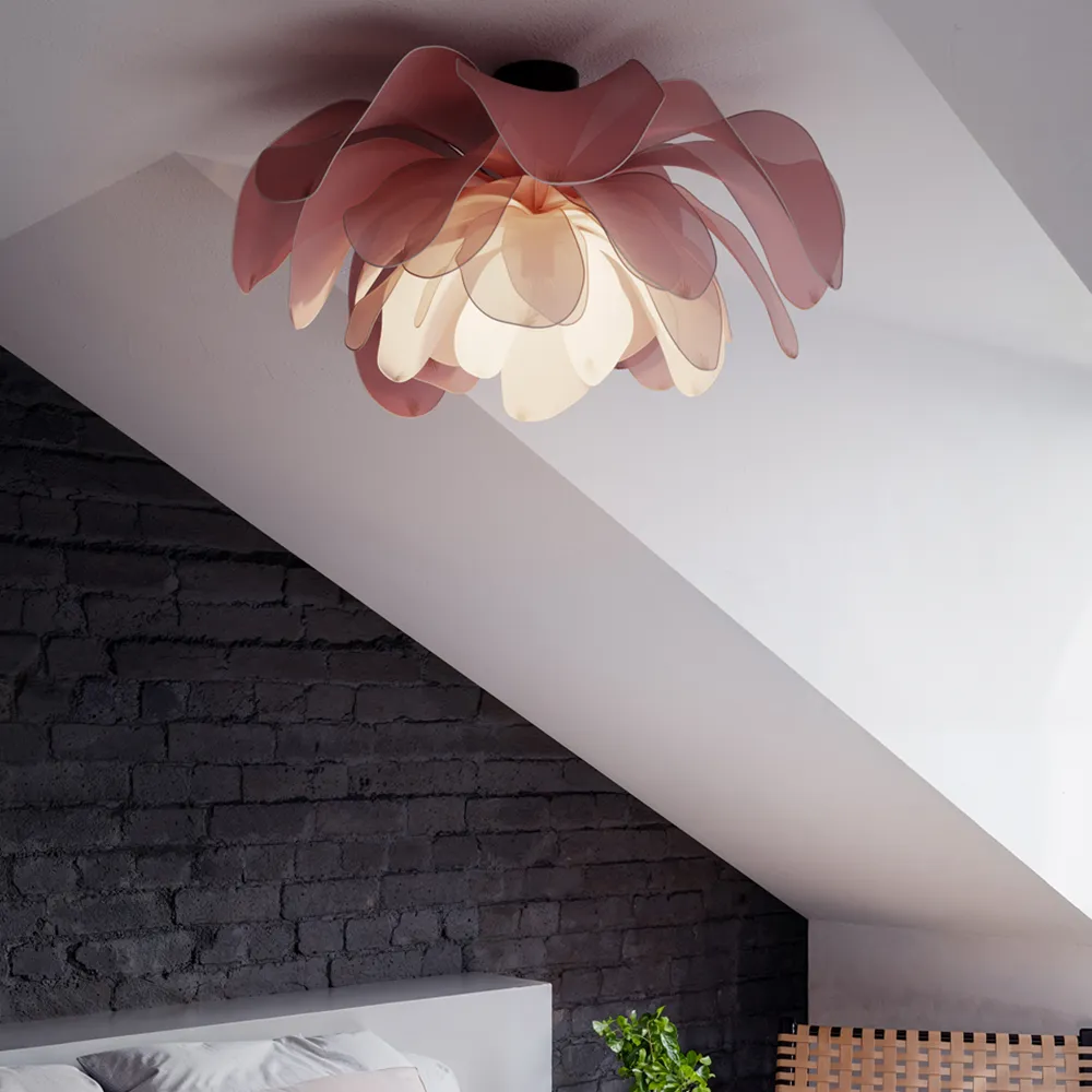 Lou Lou plafond Ø80cm rosa