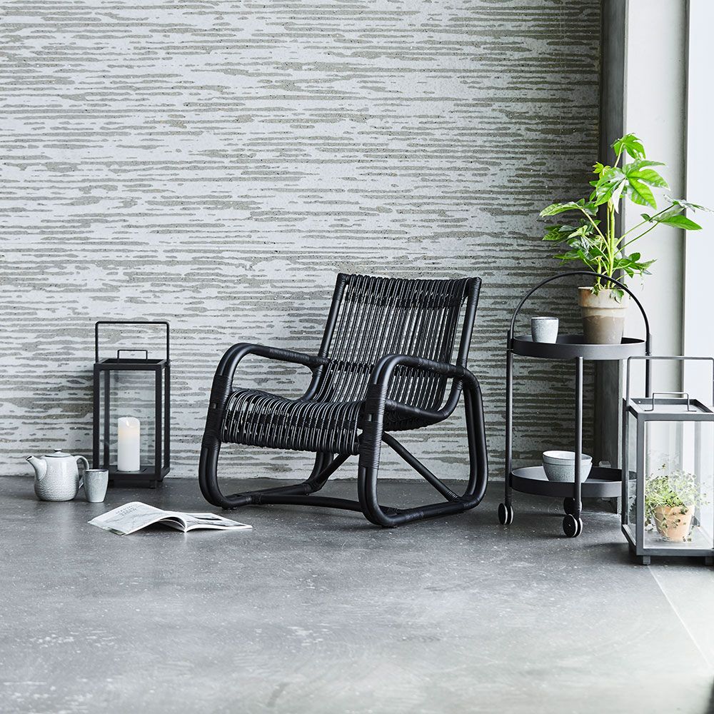 Curve loungefåtölj Black