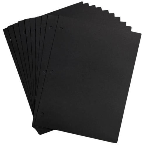 Albumblad 28x21 cm 10-pack Black