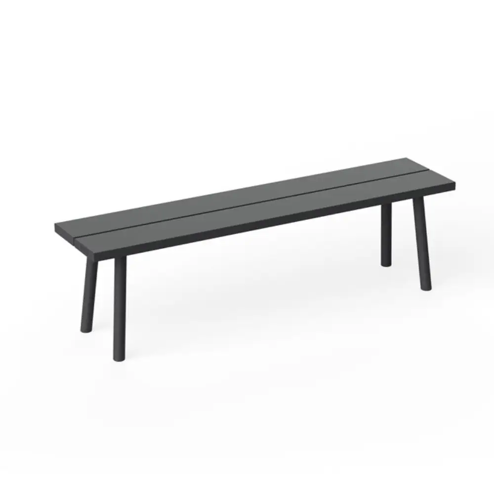 Fred's bench utomhusbänk anthracite