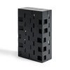Urban house  skulptur svartlackad mahogny